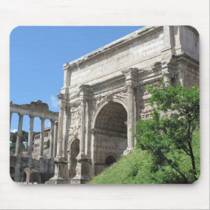 Roman Forum Arch Of Titus - Rome, Italy Mouse Mat