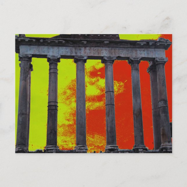 Roman Forum Art Postcard (Front)