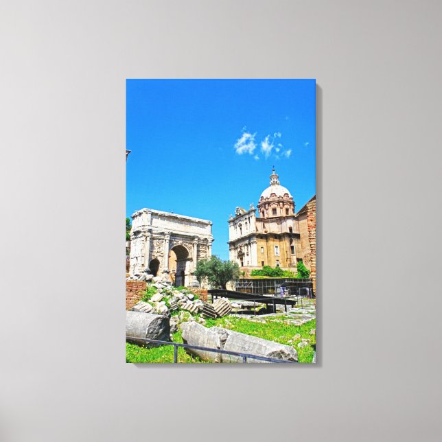 Roman forum canvas print (Front)