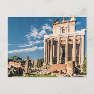 Roman Forum   Colosseum   Italy   Rome Postcard
