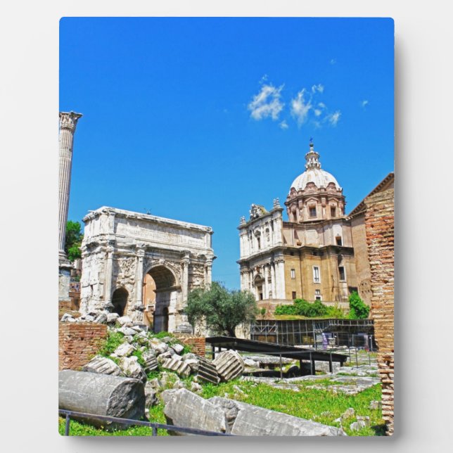 Roman forum plaque (Front)