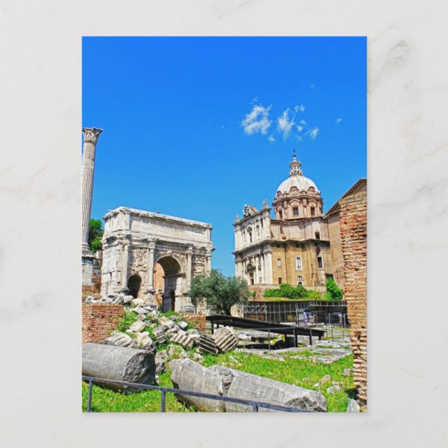 Roman forum postcard (Front)