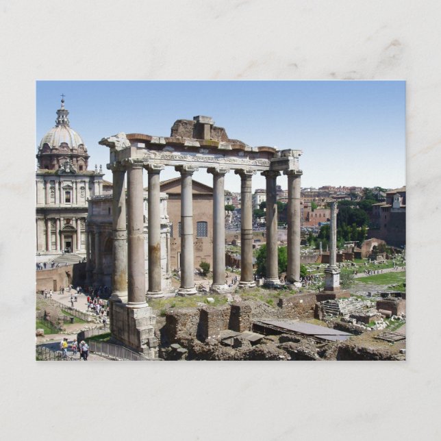 Roman Forum Postcard (Front)