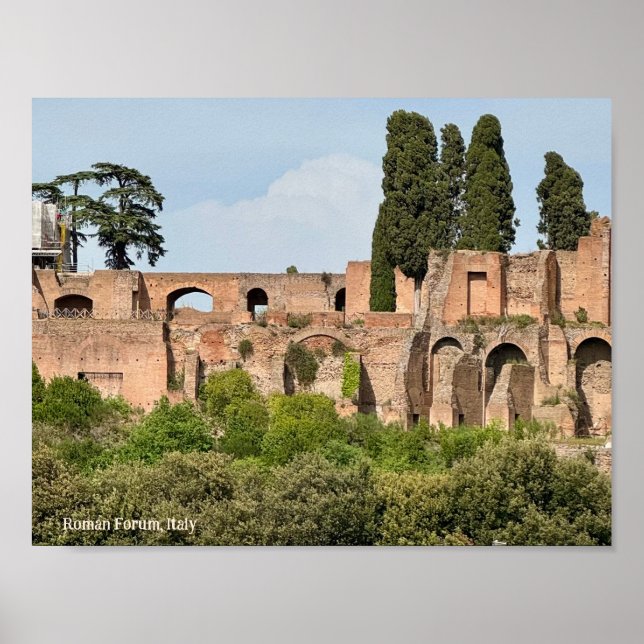 Roman Forum, Rome, Italy Design Photo Print (Front)