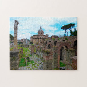 Roman Forum , Rome, Italy. Jigsaw Puzzle