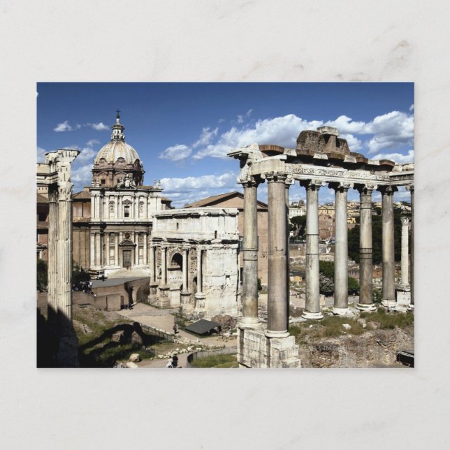 Roman Forum, Rome, Italy Postcard (Front)