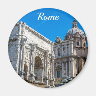Roman Forum ruins in Rome, Italy Magnet