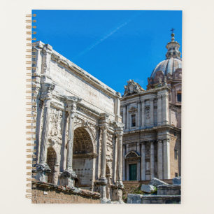 Roman Forum ruins in Rome, Italy Planner