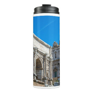 Roman Forum ruins in Rome, Italy Thermal Tumbler