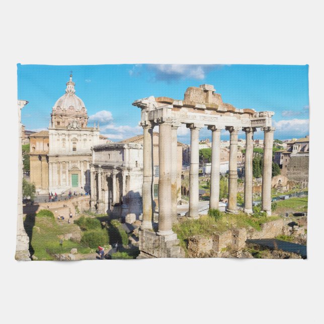 Roman Forum Tea Towel (Horizontal)