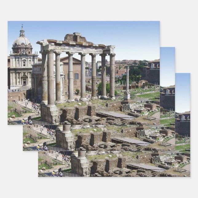 Roman Forum Wrapping Paper Sheet (Set)