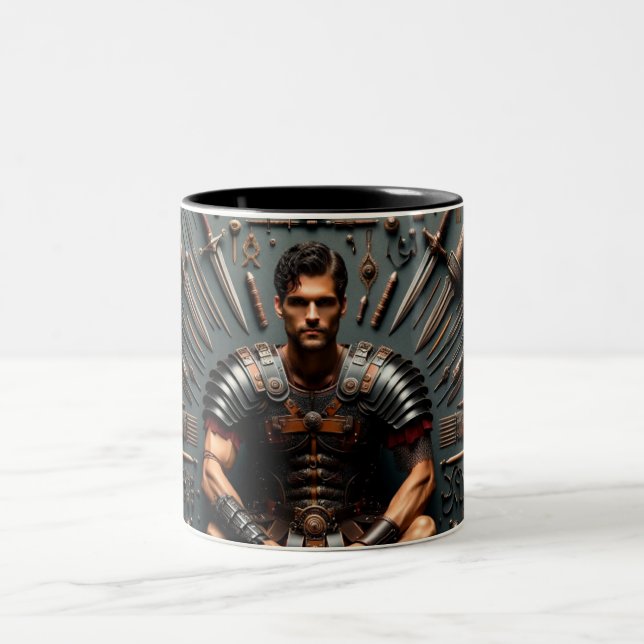 Roman Gladiator Valor Knolling Mug (Center)
