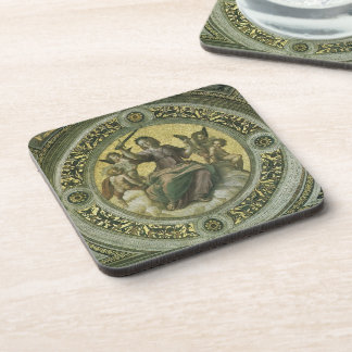 Roman Goddess Justice with Angels by Raphael Coaster
