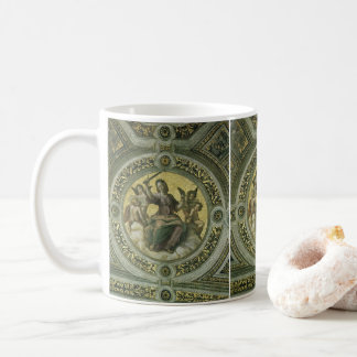 Roman Goddess Justice with Angels by Raphael Coffee Mug