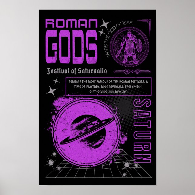 Roman Gods Poster (Front)