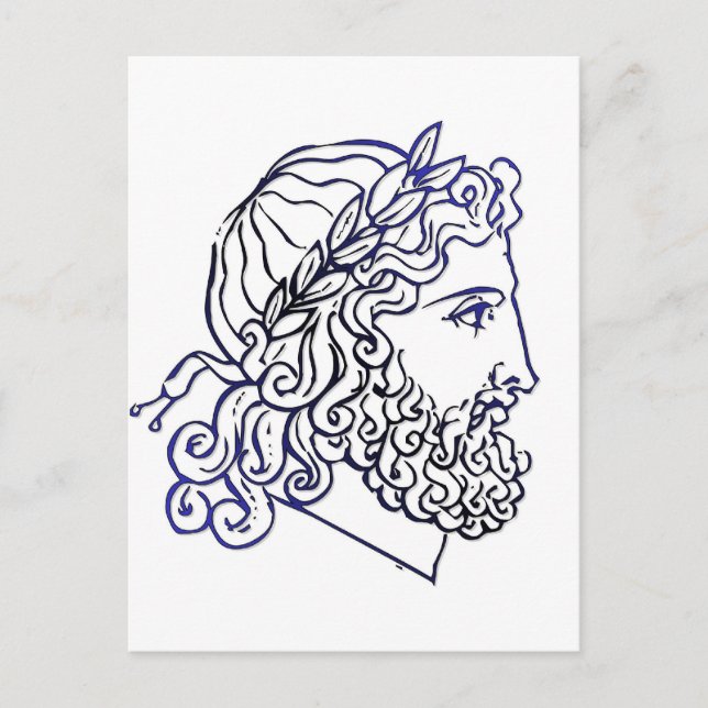Roman Heads Postcard (Front)