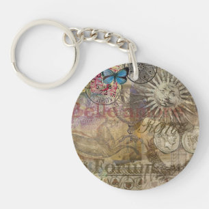 Roman History Italy Travel Vacation Holiday City Key Ring
