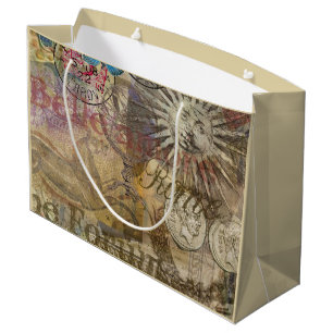 Roman History Italy Travel Vacation Holiday City Large Gift Bag