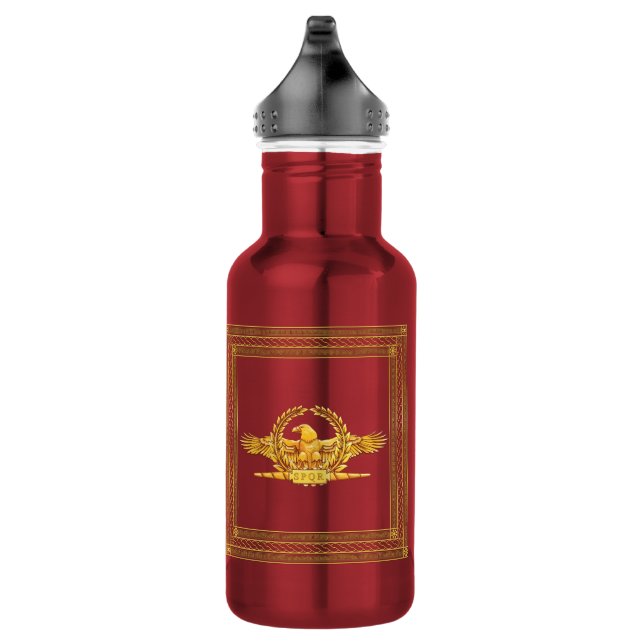 Roman Imperial Eagle and SPQR Water Bottle (Right)