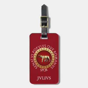 Roman Luggage Tag
