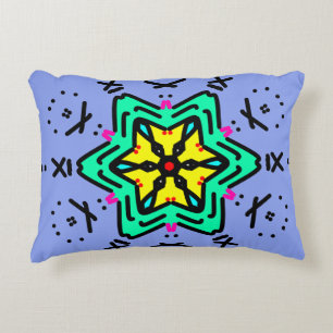 Roman Mandala Art Decorative Cushion