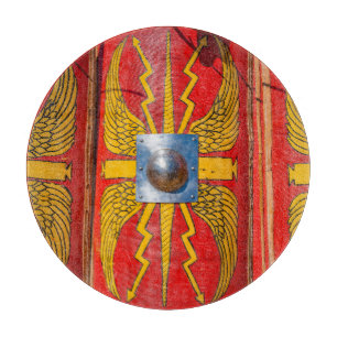 Roman Military Shield - Scutum Cutting Board