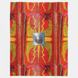 Roman Military Shield - Scutum Fleece Blanket