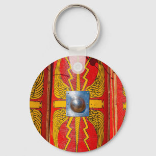 Roman Military Shield - Scutum Key Ring