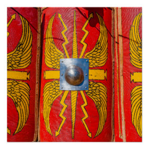 Roman Military Shield - Scutum Poster