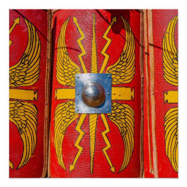 Roman Military Shield - Scutum Poster (Front)