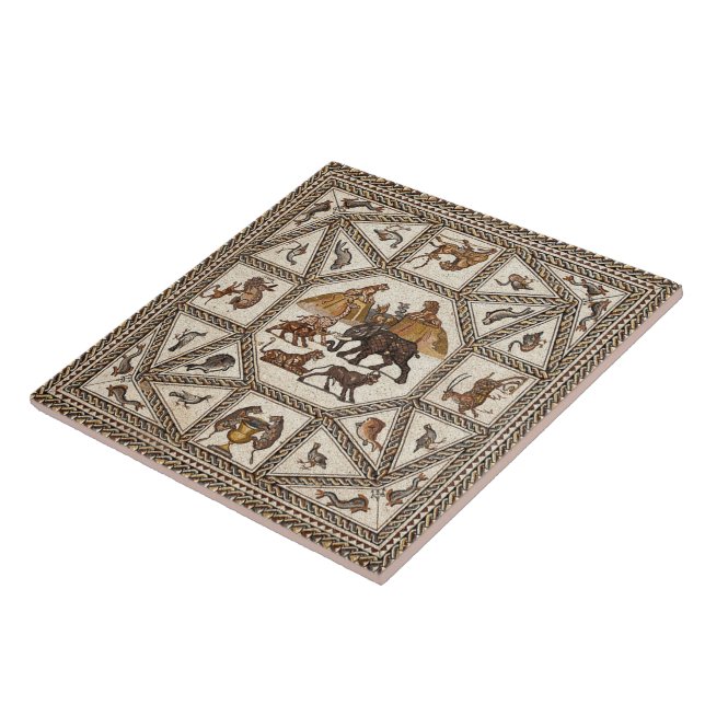 Roman Mosaic Ceramic Tile (Side)