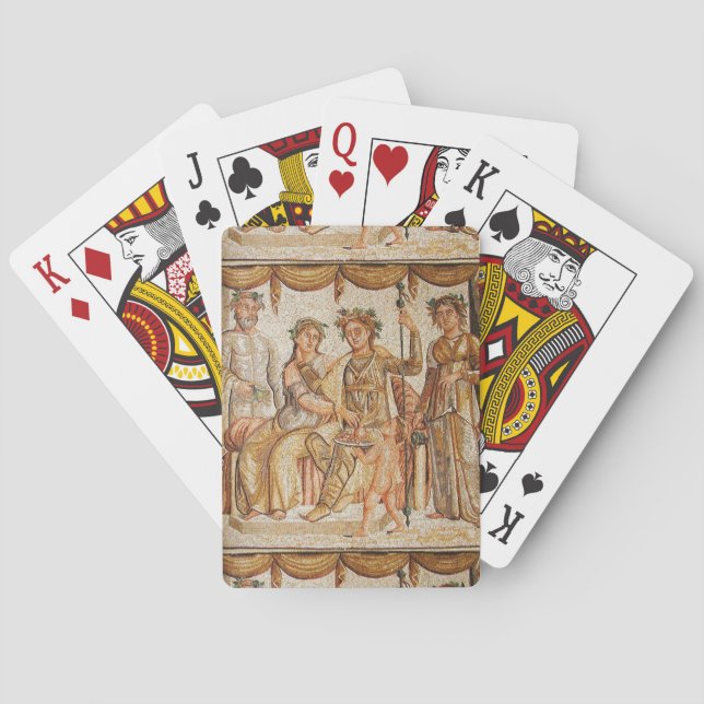 Roman Mosaic Playing Cards (Back)