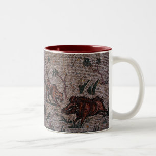 Roman Mosaic Two-Tone Coffee Mug