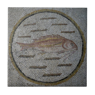 Roman Mosaics Ceramic Tile, Small (4.25" x 4.25") Tile