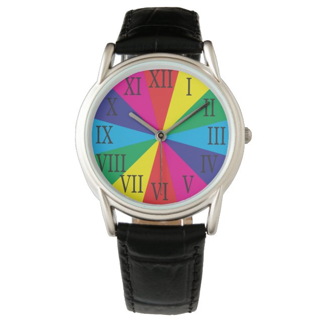 ROMAN NUMBERS colour swatches Watch (Front)