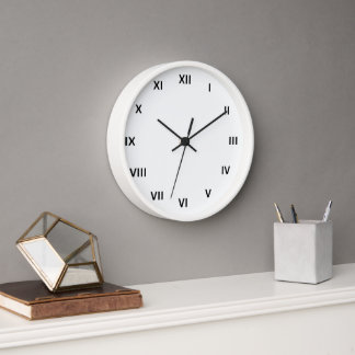 Roman Numbers Wall Clock