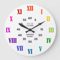 Roman Numeral Rainbow Learn to Tell Time Classroom