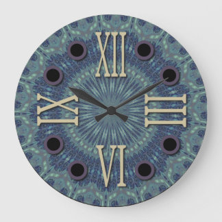 Roman Numeral winter refresh 002 Large Clock