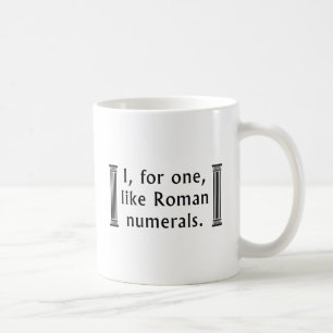 Roman Numerals Coffee Mug