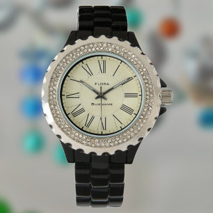 Roman Numeralsl Plus Name Flora Watch