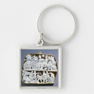 Roman onyx cameo, 1st century AD Key Ring