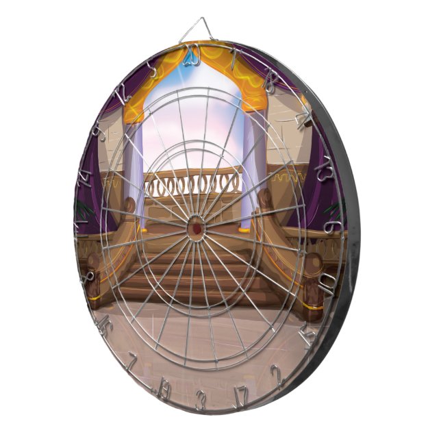 Roman Palace Dartboard (Front Right)