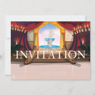Roman Palace Invitation