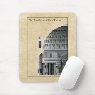 Roman Pantheon Architecture Office Mouse Mat