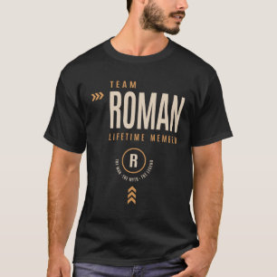 Roman Personalised Name - Funny Roman  T-Shirt