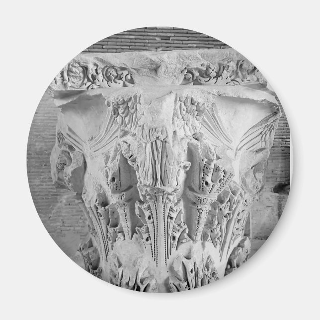 roman pillar artsy magnet (Front)