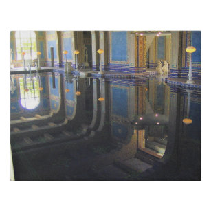 Roman Pool at Hearst Castle, California Faux Canvas Print