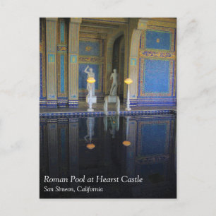 Roman Pool at Hearst Castle, California Postcard