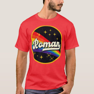 Roman Rainbow In Space Vintage Style T-Shirt