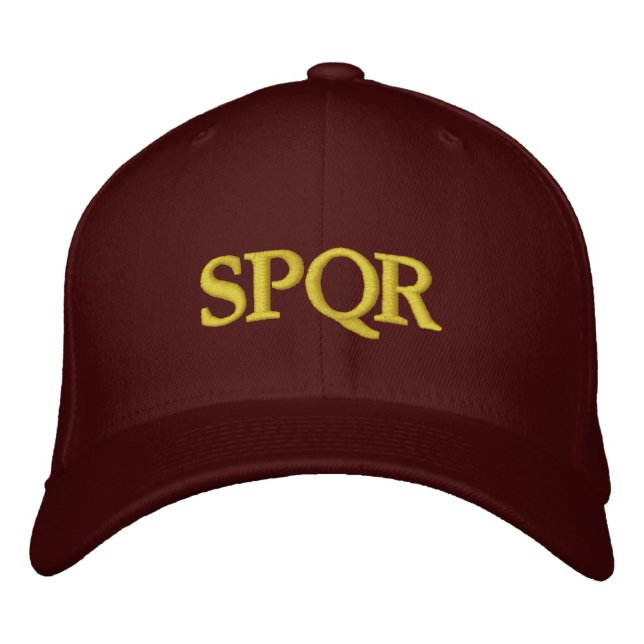 Roman Republic SPQR Embroidered Hat (Front)